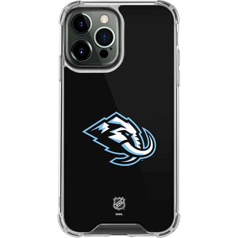 NHL Utah Mammoth Alternate Black iPhone 13 Pro Max Clear Case
