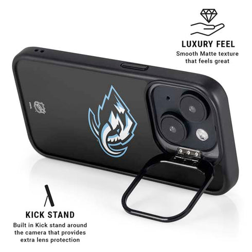 NHL Utah Mammoth Alternate Black iPhone 14 Plus Kickstand Case