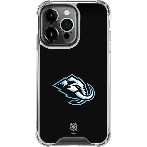 NHL Utah Mammoth Alternate Black iPhone 14 Pro Clear Case