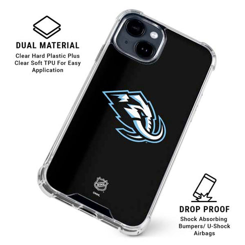 NHL Utah Mammoth Alternate Black iPhone 15 Clear Case