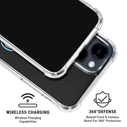 NHL Utah Mammoth Alternate Black iPhone 15 Clear Case