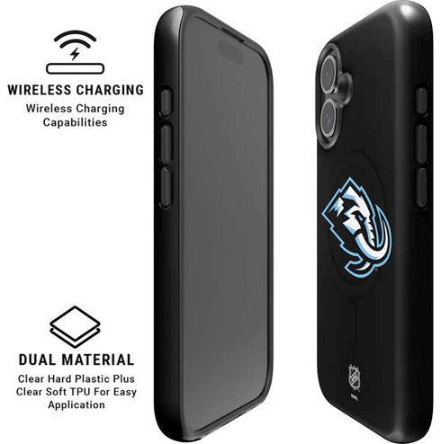 NHL Utah Mammoth Alternate Black iPhone 16 Magsafe Impact Case