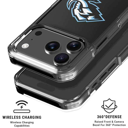 NHL Utah Mammoth Alternate Black iPhone 18 Pro Clear Case