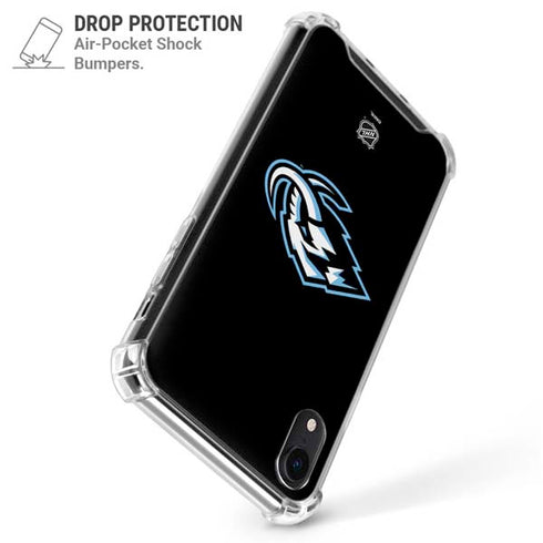 NHL Utah Mammoth Alternate Black iPhone XR Clear Case