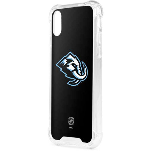NHL Utah Mammoth Alternate Black iPhone XS Clear Case