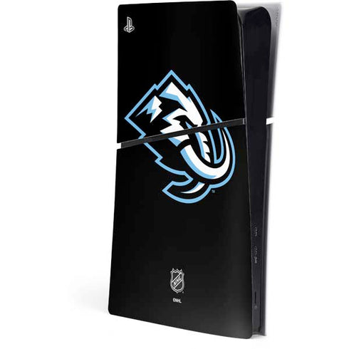 NHL Utah Mammoth Alternate Black PS5 Slim Digital Edition Console Skin