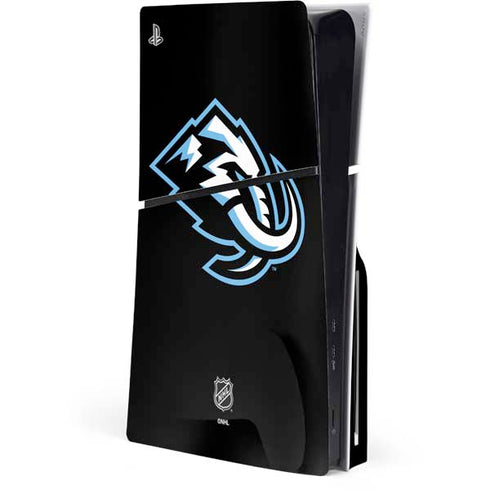 NHL Utah Mammoth Alternate Black PS5 Slim Disk Console Skin