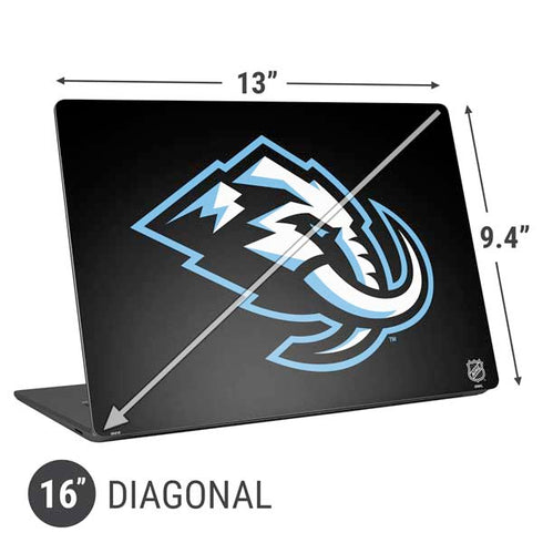 NHL Utah Mammoth Alternate Black Universal Laptop 16in (13 x 9.4in) Skin