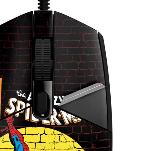 Marvel Classic Comics Amazing Spider-Man 70 G203 Prodigy RGB Wired Gaming Mouse Skin