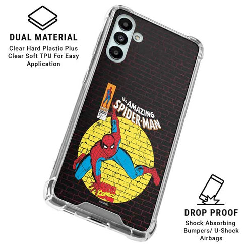Marvel Classic Comics Amazing Spider-Man 70 Galaxy A13 5G Clear Case