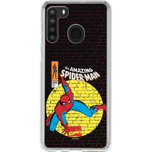 Marvel Classic Comics Amazing Spider-Man 70 Galaxy A21 Clear Case