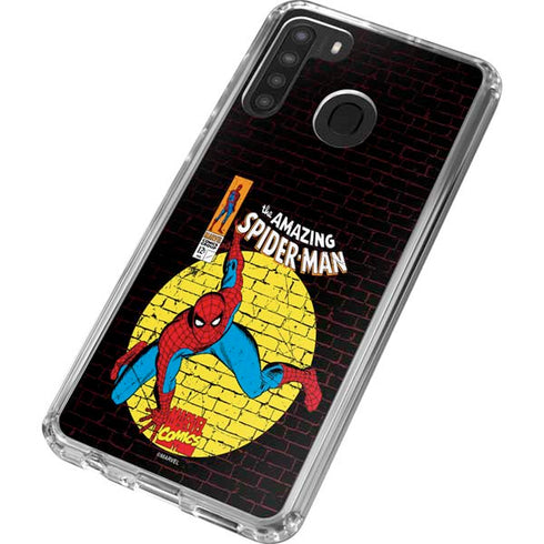 Marvel Classic Comics Amazing Spider-Man 70 Galaxy A21 Clear Case