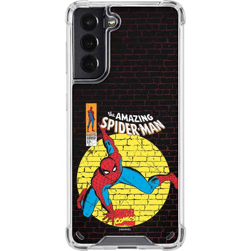 Marvel Classic Comics Amazing Spider-Man 70 Galaxy S21 5G Clear Case