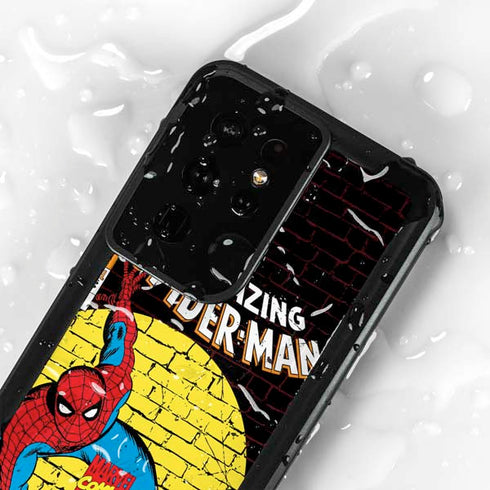 Marvel Classic Comics Amazing Spider-Man 70 Galaxy S24 Ultra Waterproof Case