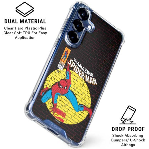 Marvel Classic Comics Amazing Spider-Man 70 Galaxy S25 Plus Clear Case