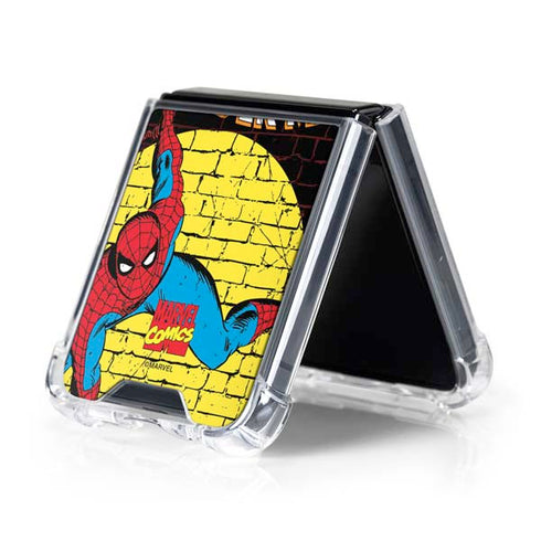 Marvel Classic Comics Amazing Spider-Man 70 Galaxy Z Flip5 5G Clear Case