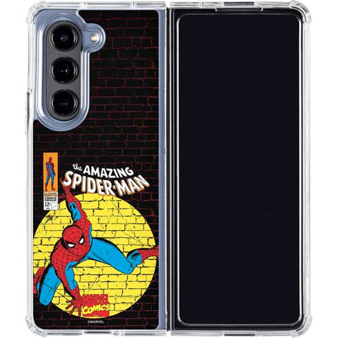Marvel Classic Comics Amazing Spider-Man 70 Galaxy Z Fold5 5G Clear Case