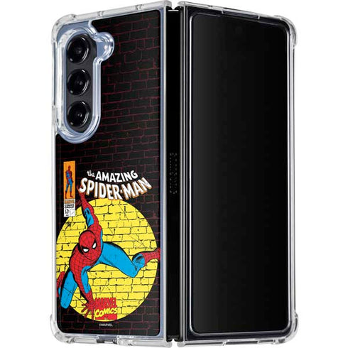 Marvel Classic Comics Amazing Spider-Man 70 Galaxy Z Fold5 5G Clear Case