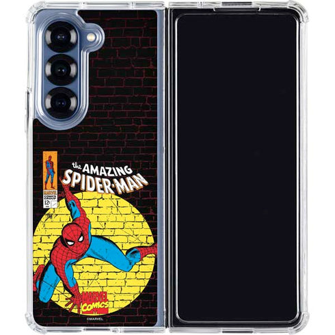 Marvel Classic Comics Amazing Spider-Man 70 Galaxy Z Fold6 Clear Case