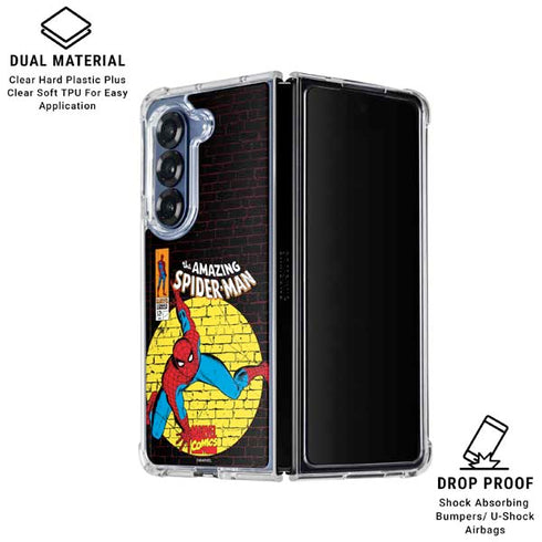 Marvel Classic Comics Amazing Spider-Man 70 Galaxy Z Fold6 Clear Case