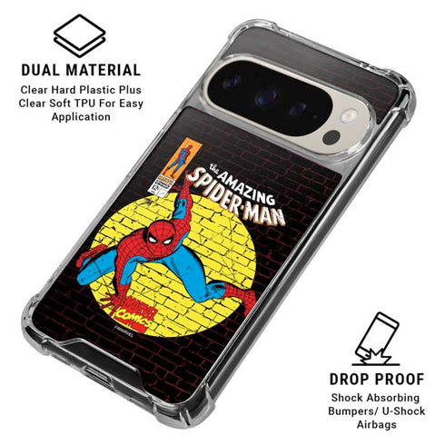 Marvel Classic Comics Amazing Spider-Man 70 Google Pixel 9 Pro XL Clear Case