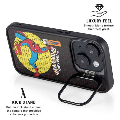 Marvel Classic Comics Amazing Spider-Man 70 iPhone 15 Kickstand Case