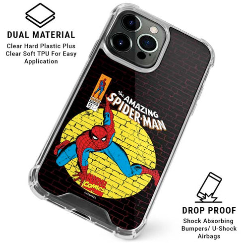 Marvel Classic Comics Amazing Spider-Man 70 iPhone 15 Pro Clear Case