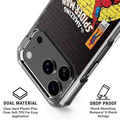 Marvel Classic Comics Amazing Spider-Man 70 iPhone 18 Pro Clear Case