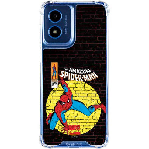 Marvel Classic Comics Amazing Spider-Man 70 Moto G Play 4G (2024) Clear Case