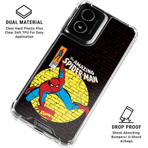 Marvel Classic Comics Amazing Spider-Man 70 Moto G Power 5G (2024) Clear Case