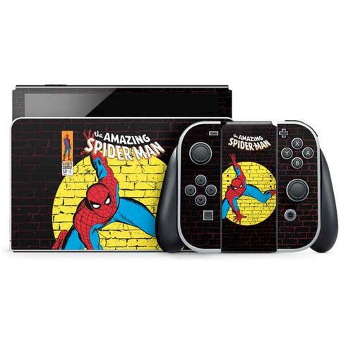 Marvel Classic Comics Amazing Spider-Man 70 Nintendo Switch OLED (2021) Skin