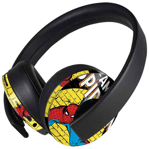 Marvel Classic Comics Amazing Spider-Man 70 PlayStation 4 Gold Wireless Headset Skin