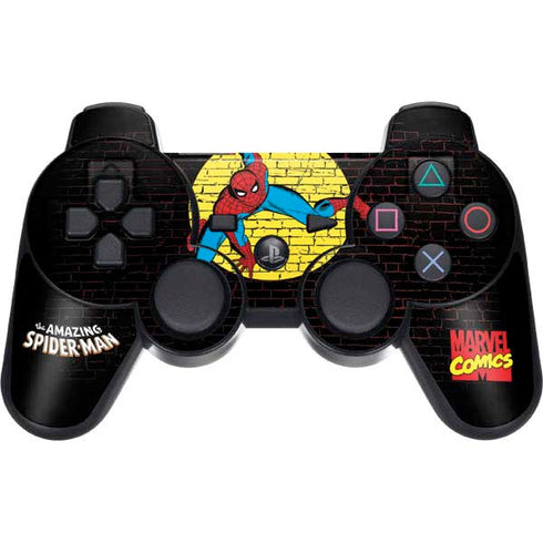 Marvel Classic Comics Amazing Spider-Man 70 PS3 Dual Shock wireless controller Skin