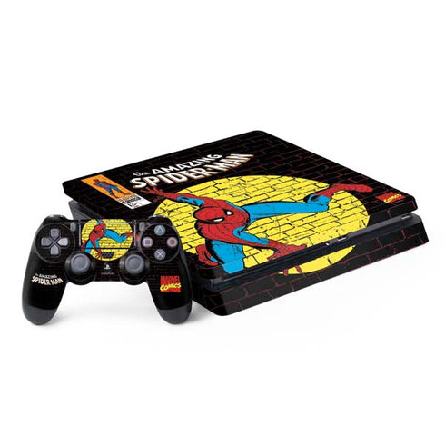 Marvel Classic Comics Amazing Spider-Man 70 PS4 Slim Bundle Skin