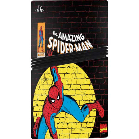 Marvel Classic Comics Amazing Spider-Man 70 PS5 Pro Console Skin