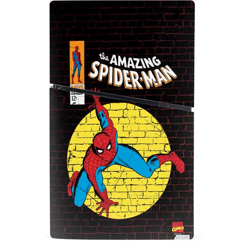 Marvel Classic Comics Amazing Spider-Man 70 PS5 Slim Digital Edition Console Skin