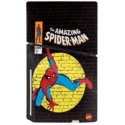 Marvel Classic Comics Amazing Spider-Man 70 PS5 Slim Disk Bundle Skin