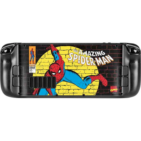Marvel Classic Comics Amazing Spider-Man 70 Steam Deck Handheld Gaming Computer OLED Skin