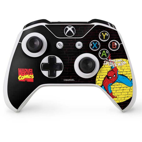 Marvel Classic Comics Amazing Spider-Man 70 Xbox One S Console and Controller Bundle Skin