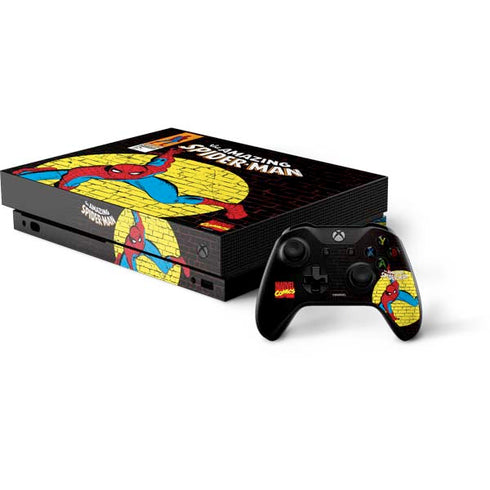 Marvel Classic Comics Amazing Spider-Man 70 Xbox One X Bundle Skin
