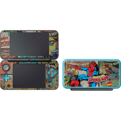 Marvel Classic Comics Amazing Spider-Man Collage Nintendo 2DS XL (2017) Skin