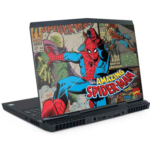 Marvel Classic Comics Amazing Spider-Man Collage Dell Alienware Skin