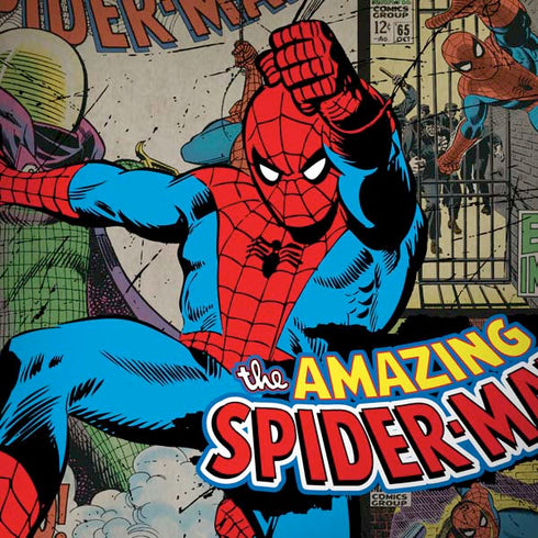 Marvel Classic Comics Amazing Spider-Man Collage Dell Alienware Skin