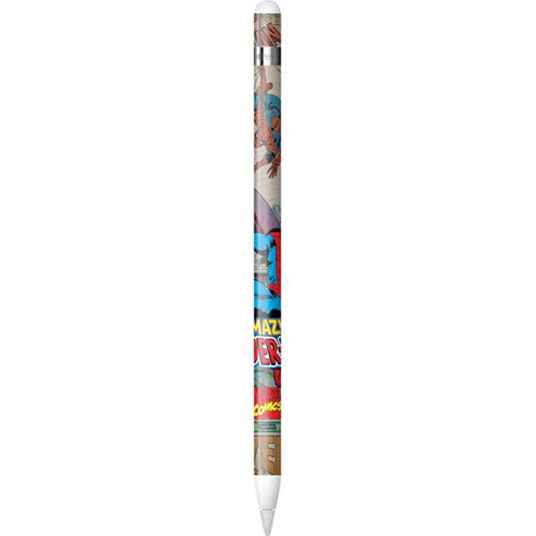 Marvel Classic Comics Amazing Spider-Man Collage Apple Pencil (1st Gen, 2017) Skin