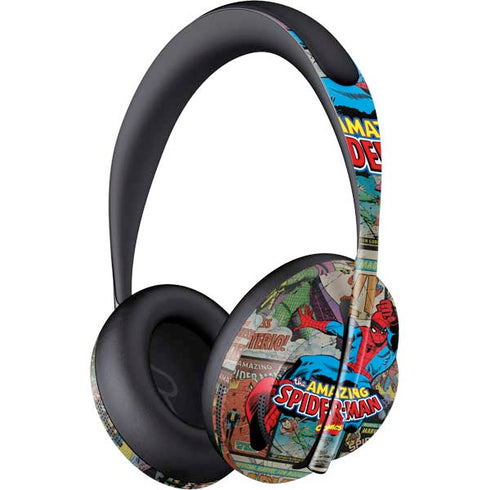 Marvel Classic Comics Amazing Spider-Man Collage Bose Noise Cancelling Headphones 700 Skin
