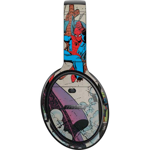 Marvel Classic Comics Amazing Spider-Man Collage Bose QuietComfort 35 II Headphones Skin