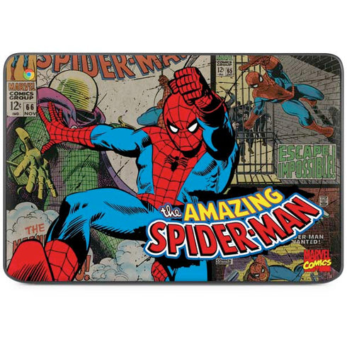 Marvel Classic Comics Amazing Spider-Man Collage HP Chromebook Skin