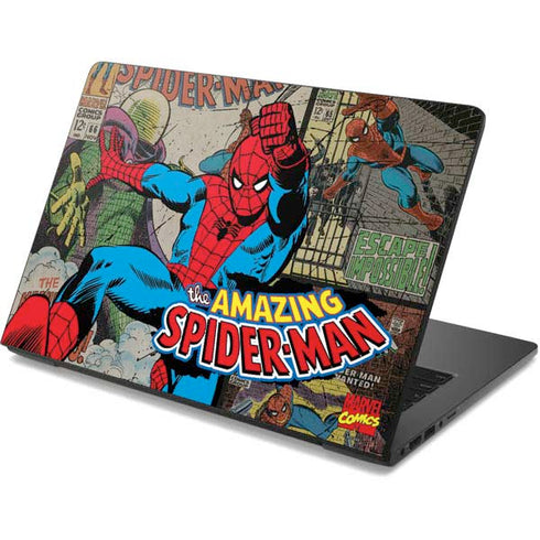 Marvel Classic Comics Amazing Spider-Man Collage Dell Chromebook Skin