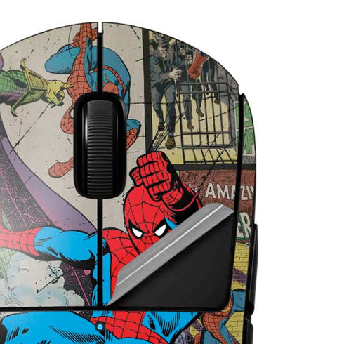 Marvel Classic Comics Amazing Spider-Man Collage G Pro Wireless Gaming Mouse Skin