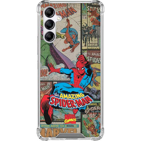 Marvel Classic Comics Amazing Spider-Man Collage Gabb Phone 4 Clear Case